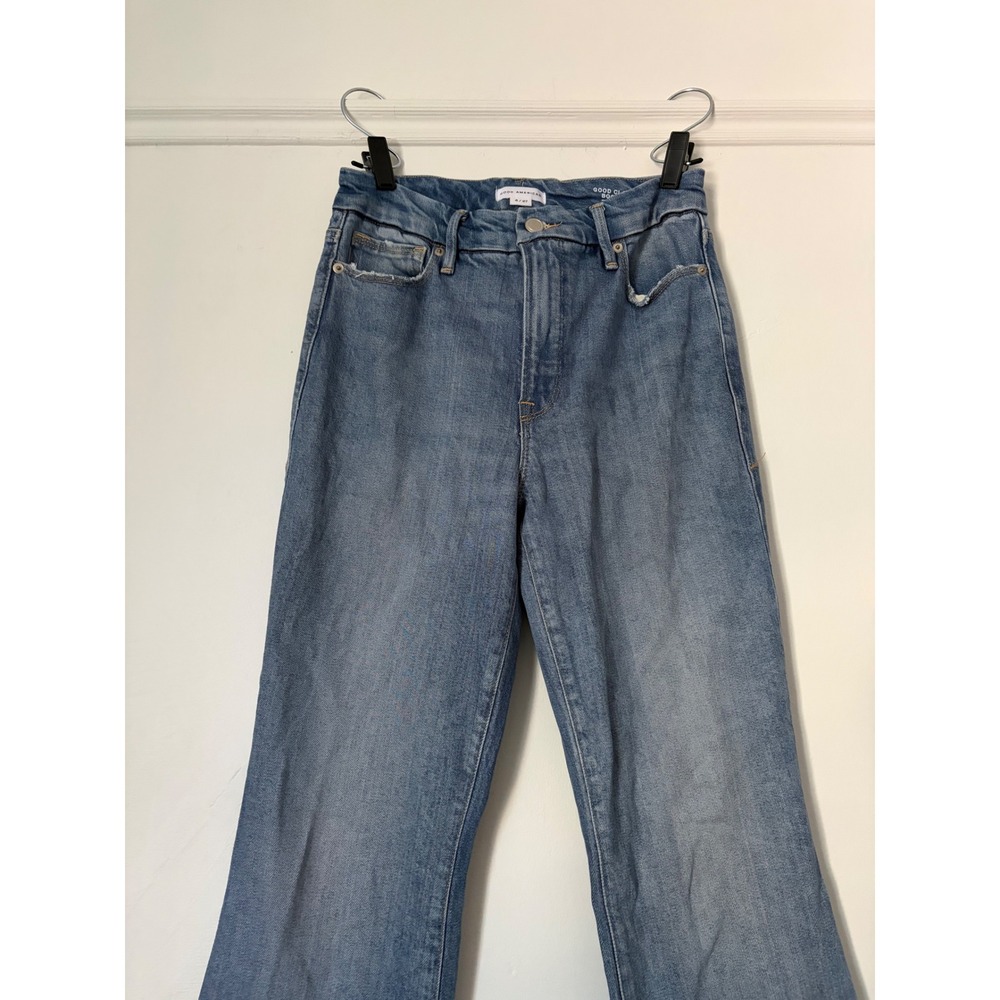 Good American Classic Bootcut High Rise Denim Jeans Medium Wash Size 4/27 - Picture 5 of 15